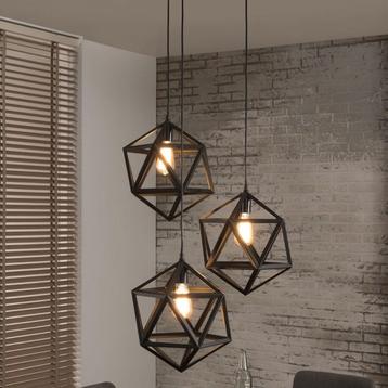 Triangel hanglamp metaal - Lumz Santa Geom 
