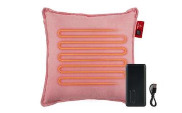 Feel Home Verwarmend Kussen  45x45cm met 10000 mah powerbank beschikbaar voor biedingen