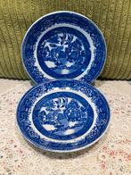 Diepe blauwe schotel Washington Old Willow (230226h), Ophalen of Verzenden, Porselein, Overige stijlen, Bord(en)