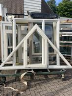 Hoek kozijn met draai/kiep raam, Doe-het-zelf en Verbouw, Kozijnen en Schuifpuien, Ophalen, Zo goed als nieuw, 75 tot 150 cm, Hout