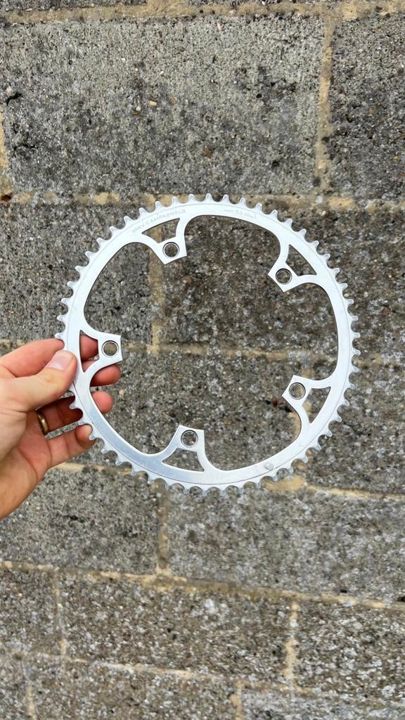 Campagnolo Super Record Tandwiel 53T, Fietsen en Brommers, Fietsonderdelen, Ophalen of Verzenden, Zo goed als nieuw, Crankstel of Pedalen