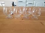 4x cognac glazen, Ophalen of Verzenden, Zo goed als nieuw, Bierglas