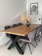 Eetkamer set tafe en 6xstoellen, Ophalen of Verzenden, Zo goed als nieuw