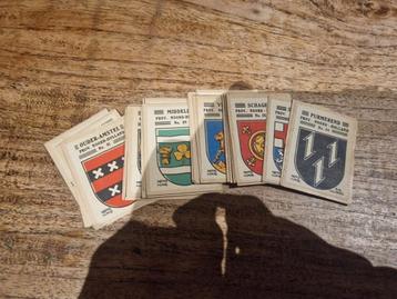 Postzegels met gemeente wapen uit Noord Holland op papier. beschikbaar voor biedingen