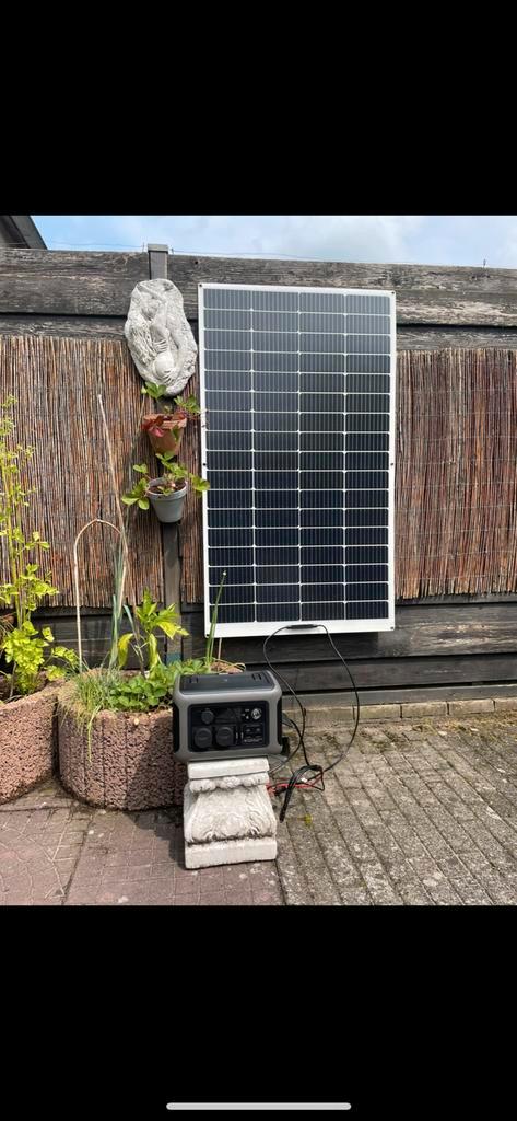 600w 299Wh Powerstation +200w Flexibel Zonnepaneel OFFGRID, Caravans en Kamperen, Camper-accessoires, Nieuw, Ophalen of Verzenden