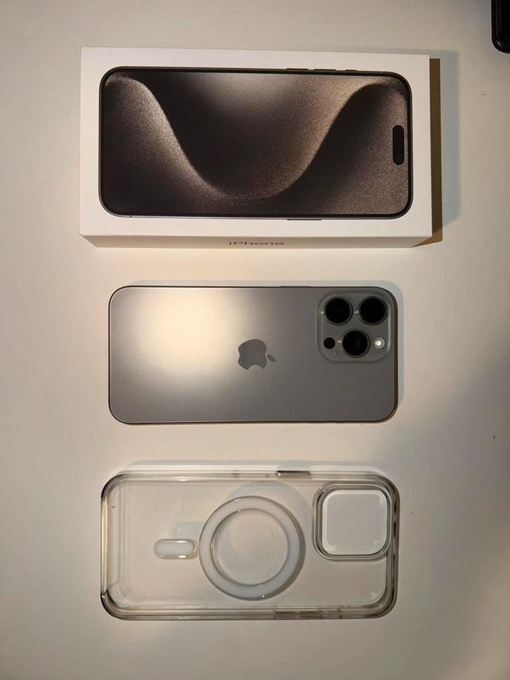 iPhone 15 Pro Max 256gb - Topstaat!, Telecommunicatie, Mobiele telefoons | Apple iPhone, Zo goed als nieuw, 256 GB, Zonder abonnement