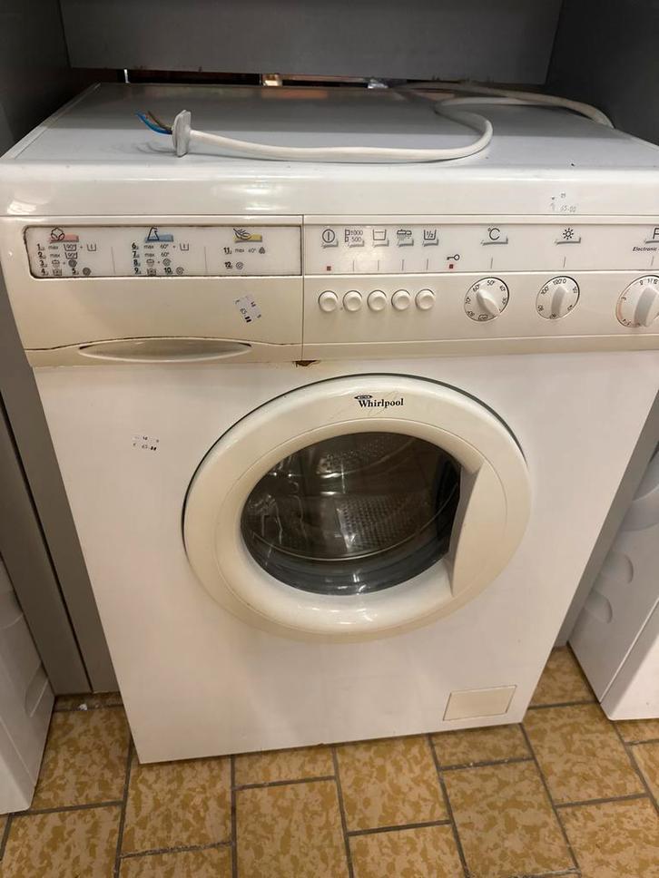 Whirlpool Wasmachine - Betrouwbaar en Efficiënt, Witgoed en Apparatuur, Wasdrogers, Gebruikt, Condens, Voorlader, 6 tot 8 kg, 85 tot 90 cm