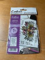 Crafters companion stempel 9, Hobby en Vrije tijd, Ophalen of Verzenden, Zo goed als nieuw, Houten stempel