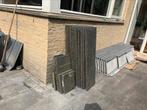 Basalt rand/opsluitbanden 20x100&30x100 cm – 3 cm dik / 24st, Tuin en Terras, Ophalen, Zo goed als nieuw, Overige materialen