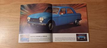 Peugeot 204 brochure, 1975 beschikbaar voor biedingen