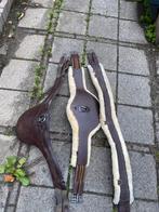 Bruine CWD springsingel met buikflap, maat 1.40m, Dieren en Toebehoren, Paarden en Pony's | Hoofdstellen en Tuigage, Ophalen of Verzenden