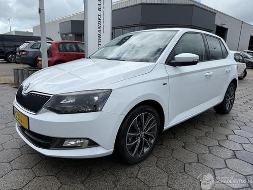Skoda Fabia 1.0 TSI Drive (bj 2018), Auto diversen, Schadeauto's, Skoda, Handgeschakeld, Benzine, Hatchback, Wit
