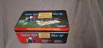 Texas Hold'Em Poker Set in Blik, Ophalen of Verzenden, Gebruikt