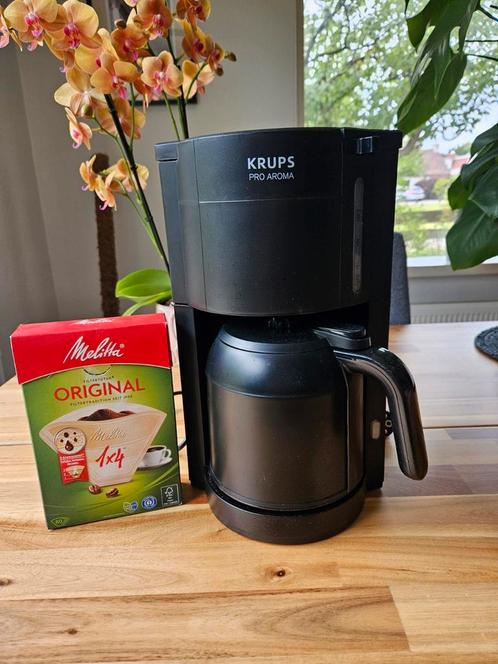 Krups filterkoffiezetapparaat met filters, Witgoed en Apparatuur, Koffiezetapparaten, Zo goed als nieuw, Gemalen koffie, Overige modellen