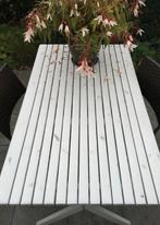 Mooie tuintafel hout IZGS | plat op te bergen, Ophalen, Zo goed als nieuw, Rechthoekig, Hout