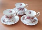 3 kop en schotels (Royal Albert) Lavender Rose,  alles, Ophalen, Zo goed als nieuw, Porselein, Kop en/of schotel