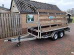 Tandemasser aanhanger met glasbok / kozijnenbok, Ophalen, Gebruikt