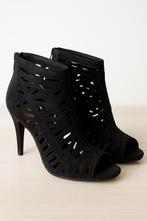 Manfield Annic Hakken - Maat 39, Ophalen of Verzenden, Gedragen, Zwart, Pumps