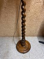 Staande Schemerlamp eiken, Huis en Inrichting, Lampen | Vloerlampen, Ophalen, Gebruikt, Hout, 150 tot 200 cm