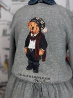 Ralph Lauren grijze sweater jurk met beer maat 8-10, Kinderen en Baby's, Kinderkleding | Maat 134, Zo goed als nieuw, Ralph Lauren