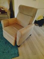 Twee Muren Ikea Relaxfauteuils - Oker, Huis en Inrichting, Fauteuils, Ophalen, Gebruikt, 75 tot 100 cm, Stof
