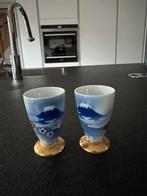 2 sake bekers, Ophalen of Verzenden, Zo goed als nieuw, Overige stijlen, Kop(pen) en/of Schotel(s)
