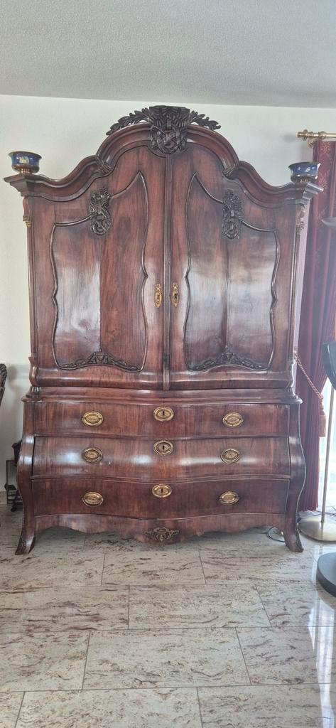 Antieke Biedermeier Kabinetkast, Antiek en Kunst, Antiek | Meubels | Kasten, Ophalen