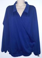 MS mode blouse maat 48/50, Kleding | Dames, Ophalen of Verzenden, Zo goed als nieuw, Blauw, Blouse of Tuniek