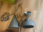Hanglamp, Huis en Inrichting, Lampen | Hanglampen, Ophalen of Verzenden, Gebruikt, Metaal, Minder dan 50 cm