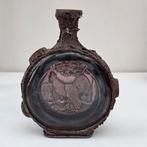 Fles decoratief, Antiek en Kunst, Antiek | Tin, Ophalen of Verzenden