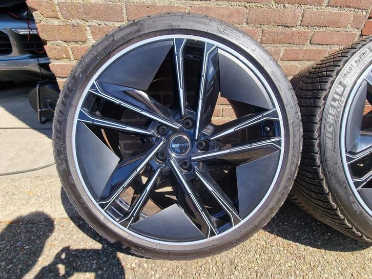 Audi Etron GT Michelin winterset breedset 21" GMP 6.5 mm pro, Auto-onderdelen, Banden en Velgen, Banden en Velgen, Winterbanden