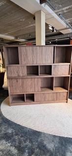 Boekenkast Milo Bruin B180 x H173 cm – Nu Extra Voordelig!, JaRa, Bornsestraat 31, 150 tot 200 cm, Nieuw