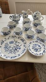 Blauw Danube Gebaksset Compleet, Antiek en Kunst, Ophalen