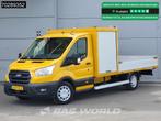 Ford Transit 130pk Open Laadbak Trekhaak Airco Cruise Euro6, Auto's, Bestelauto's, Stof, Euro 6, Bedrijf, Ford