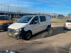 Mercedes-Benz Vito 1.6 CDI 84KW 2016 Dubbele Cabine, Auto's, Bestelauto's, Voorwielaandrijving, Euro 5, Zwart, 4 cilinders