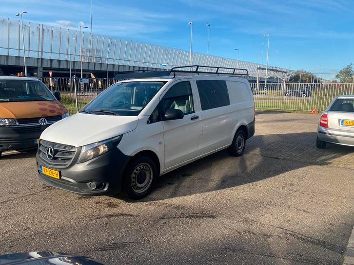 Mercedes-Benz Vito 1.6 CDI 84KW 2016 Dubbele Cabine, Auto's, Bestelauto's, Particulier, Airbags, Airconditioning, Centrale vergrendeling