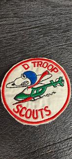SNOOPY PATCH - Patch - US - Delta Scouts - 7th AIR CAVALRY -, Ophalen of Verzenden, Landmacht, Amerika, Embleem of Badge