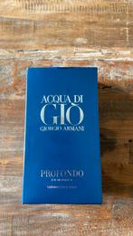 Acqua di gio profondo eau de parfum, Ophalen of Verzenden, Zo goed als nieuw