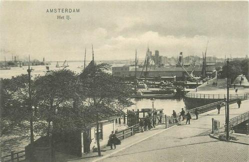 (304-249-021) Amsterdam Het IJ, Verzamelen, Ansichtkaarten | Nederland, Noord-Holland, Verzenden