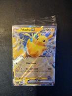 Pikachu nog in het plastic, Ophalen of Verzenden, Zo goed als nieuw, Losse kaart