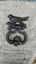 Gietijzeren deurklopper vogel, Tuin en Terras, Tuinwanddecoratie, Ophalen of Verzenden, Nieuw