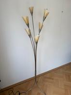 Vintage jaren 50 lamp met zes kelken, Huis en Inrichting, Lampen | Vloerlampen, Ophalen, Gebruikt, Glas, 150 tot 200 cm