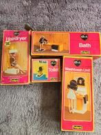 Retro Sindy Badkamer Set, Kinderen en Baby's, Speelgoed | Poppen, Ophalen, Gebruikt, Barbie