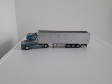 Scania Topline torpedo met Walkingfloor trailer . beschikbaar voor biedingen