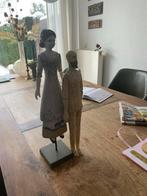 Brocante houten poppen - Unieke set, Antiek en Kunst, Ophalen of Verzenden