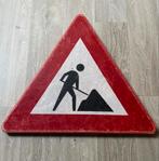 wegwerkzaamheden bord, Ophalen, Gebruikt, Reclamebord