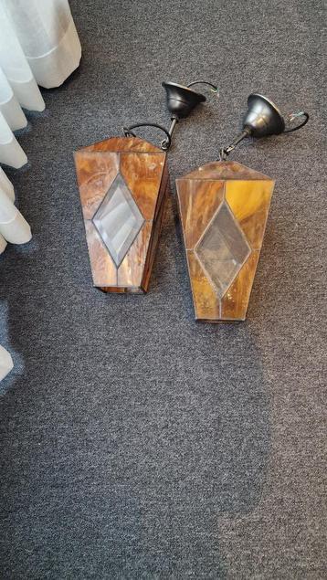 2 Tiffany  hanglampen  beschikbaar voor biedingen
