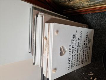 Partij wandborden collectie verzameling cadeau beschikbaar voor biedingen