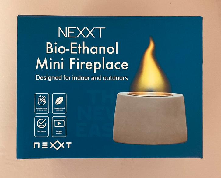 Nexxt - Bio-Ethanol Mini Fireplace, Huis en Inrichting, Haarden, Nieuw, Ophalen of Verzenden