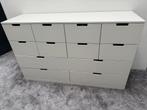 Nordli ladekast van Ikea wit 160x47 cm 98 cm hoog, Huis en Inrichting, Ophalen, Gebruikt, 5 laden of meer, 150 tot 200 cm